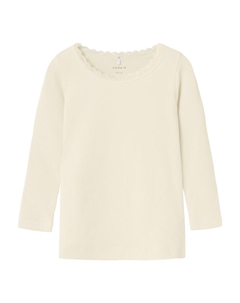 Лонгслив Shirt Kab, светло-бежевый Name it