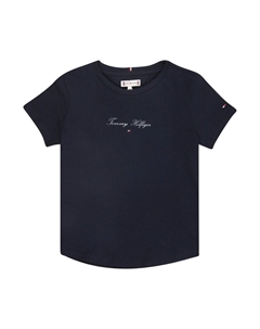Футболка Shirt, темно-синий Tommy hilfiger