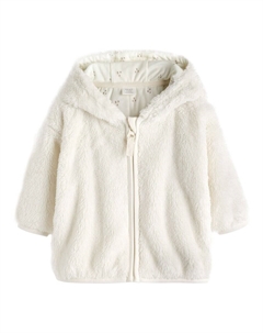 Флисовая куртка Fleece Jacket, экрю Next