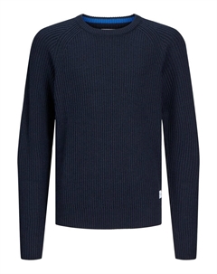 Свитер Sweater, темно-синий Jack & jones junior