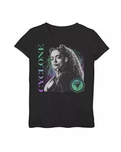 Черная футболка с логотипом Adam Cyclone Torso для девочек 7–16 лет Licensed character