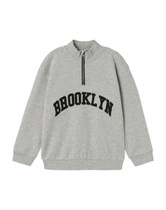 Худи Sweatshirt NKMSTYN, пятнистый серый Name it