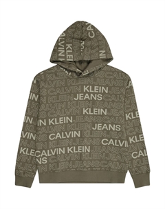 Худи Sweatshirt, оливковый Calvin klein jeans