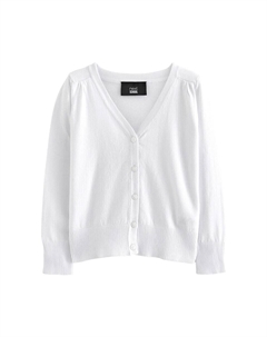 Вязаный кардиган Knit Cardigan, белый Next