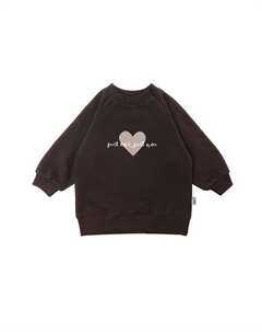 Худи Sweatshirt just love just you, темно-коричневый Лилипут