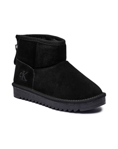 Сапоги зимние кожаные, черный Calvin klein jeans