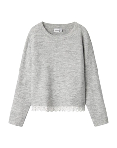 Свитер Sweater, серый Name it