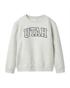 Худи Sweatshirt NKFTaloy, пятнистый серый Name it