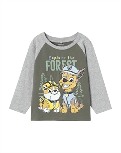 Лонгслив Shirt, зеленый Name it