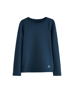 Лонгслив Shirt, темно-синий Next