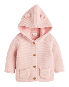 Вязаный кардиган Knit Cardigan, розовый Next