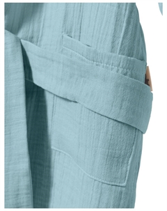 Халат Bathrobe, синий Mababu