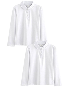 Лонгслив Shirt, белый Next