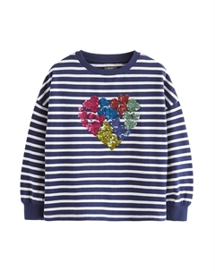 Лонгслив Shirt, темно-синий Next