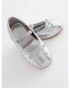Балетки Ballet Flats, серебряный Next
