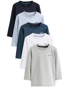 Лонгслив Shirt, цвет navy/light blue/dark blue/grey/white Next