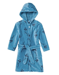 Халат Bathrobe Girls World, синий Schiesser