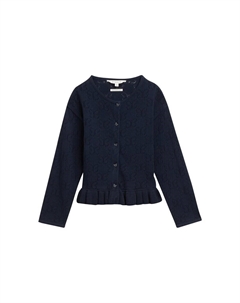 Вязаный кардиган Knit Cardigan, морской синий Tom tailor