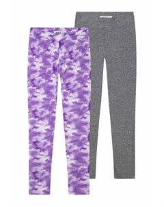Леггинсы Regular Leggings, цвет grey/purple/white Minoti