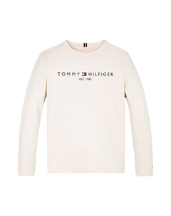 Лонгслив Shirt, бежевый Tommy hilfiger