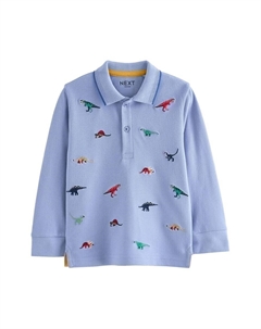 Лонгслив Shirt, синий Next