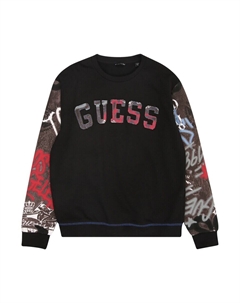 Худи Sweatshirt LS ACTIVE, черный Guess