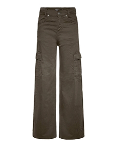 Тканевые брюки Loose fit Pants, оливковый Blue effect