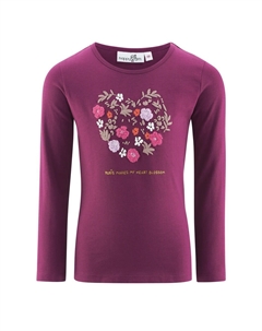 Лонгслив Shirt, цвет red violet Happy girls