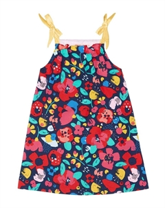 Платье Dress Spring Flowers, темно-синий Denokids
