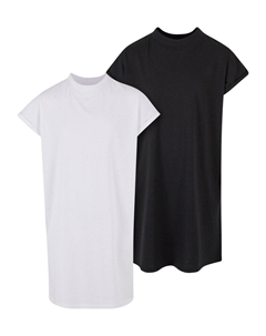 Платье Dress Turtle Extended, черный/белый Urban classics