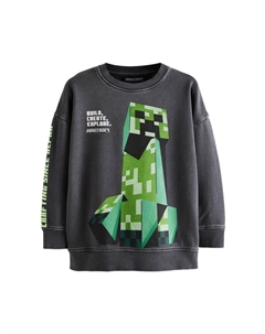 Худи Sweatshirt Minecraft, серый Next