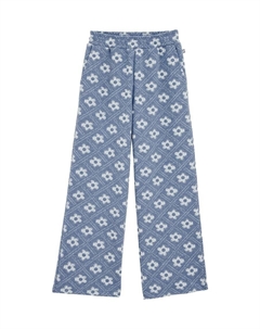 Тканевые брюки Loose fit Pants, пыльно-голубой We fashion