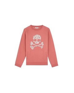 Худи Sweatshirt Type Skull, красный Scalpers