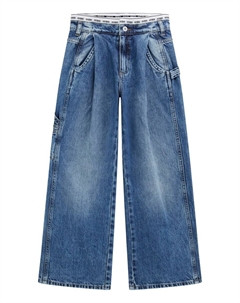 Джинсы Wide leg Jeans, темно-синий Guess