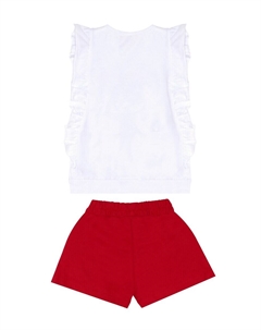 Спортивный костюм Tracksuit Bug Love, белый Denokids