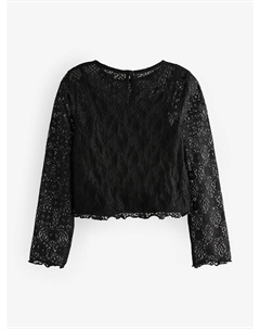 Лонгслив Shirt, черный Next