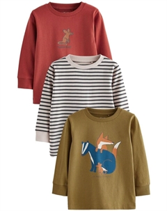 Лонгслив Shirt, разноцветный Next