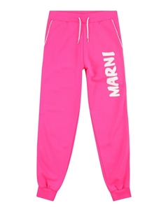 Тканевые брюки Tapered Pants, цвет neon pink Marni