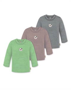 Лонгслив Shirt Taupo, цвет grey/green/rose Normani