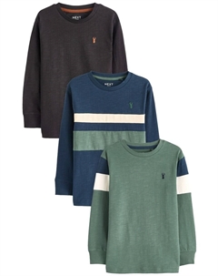 Лонгслив Shirt, синий Next