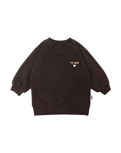 Худи Sweatshirt TE AMO, темно-коричневый Лилипут