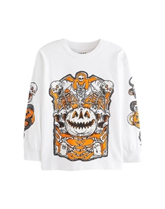 Лонгслив Shirt, белый Next