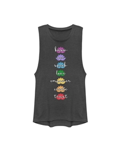 Футболка с мышцами пятой солнечной чакры и лотоса для юниоров Unbranded