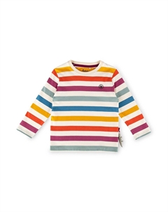 Топ с длинными рукавами HAPPY CROCODILE, цвет ecru Sigikid