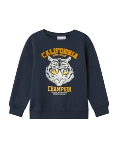 Худи Sweatshirt NMMOBANNO, темно-синий Name it