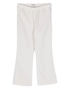 Расклешенные брюки с эластичным поясом, серый Il gufo