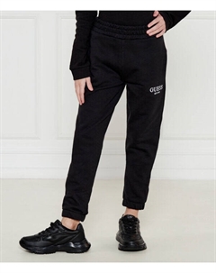 Штаны спортивные Regular Fit детские, черный Guess