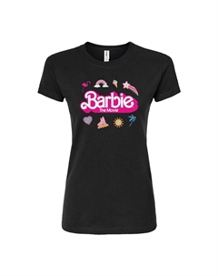 Облегающая футболка The Movie Icons для юниоров, черный Barbie