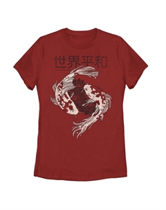 Футболка с рисунком Koi Fish Yin Yang для юниоров Unbranded