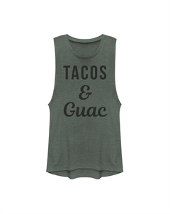 Футболка с надписью "Tacos & Guac" для юниоров Unbranded